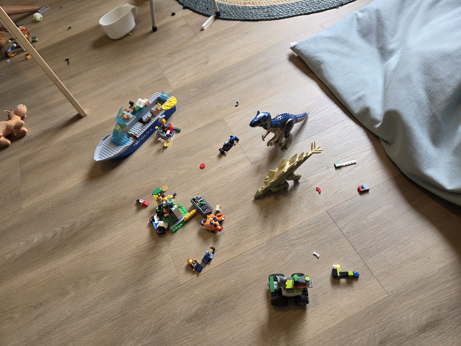 The same Lego scene from another angle